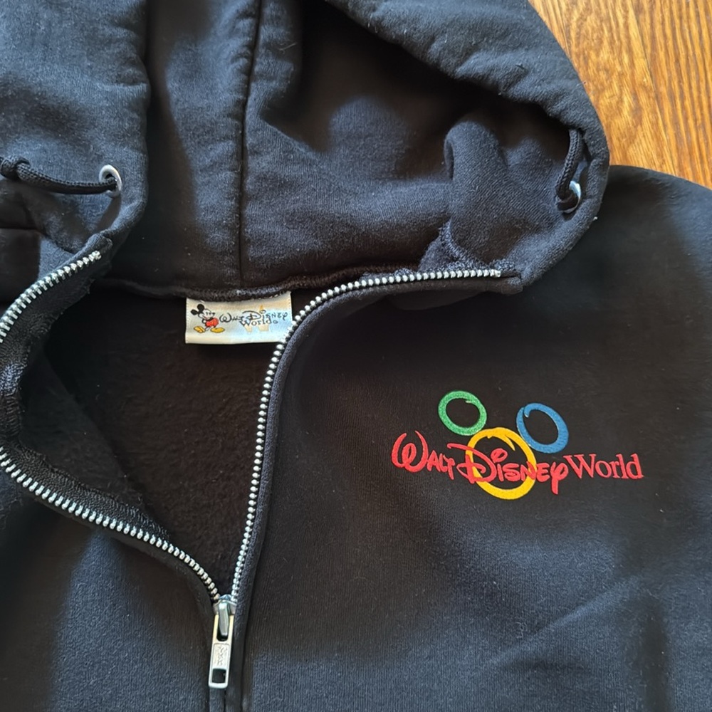90’s Walt Disney World Vintage Zip-Up Sweater - Picture 4 of 11